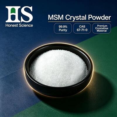 Polvo de cristal MSM de grado alimenticio | Metilsulfonilmetano al por mayor para el cuidado de animales