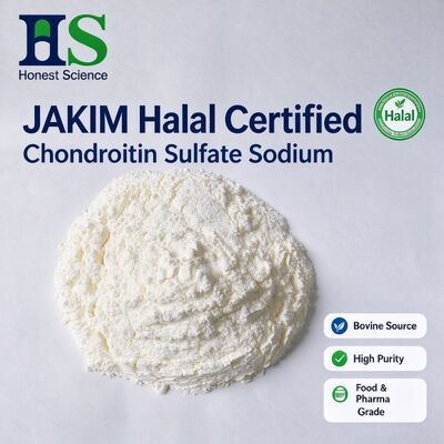 JAKIM Sulfato de sodio de condroitina bovina certificado Halal | Polvo de grado USP
